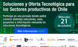 “3° Webinar Socios AIE”: Soluciones y Oferta Tecnológica para los Sectores productivos de Chile. 21 de octubre 10:00 hrs.