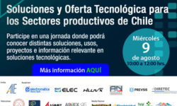 AIE invita al 2° Webinar Socios AIE: Soluciones y Oferta Tecnológica para los Sectores productivos de Chile. Miércoles 9 de septiembre