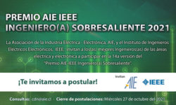 Postula al «Premio AIE – IEEE Ingeniero Sobresaliente 2021»