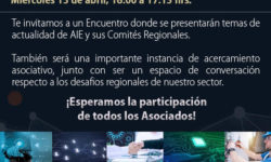 AIE invita a su próximo Encuentro Regional – 13 de abril