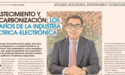 Presidente de AIE, Eduardo Cordero Homad,  aparece entrevistado en Diario Financiero por Abastecimiento y Descarbonización: Los Desafíos de la Industria Eléctrica- Electrónica