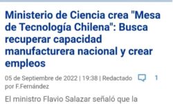 Ministerio de Ciencia crea «Mesa de Tecnología Chilena», instancia encabezada por las tres asociaciones más destacadas del país como AIE, ACTI y CHILETEC.