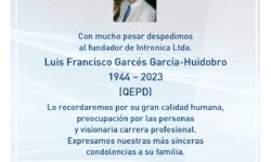 Fallecimiento de Luis Garcés Fundador de Intronica