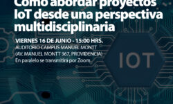 Charla sobre IoT denominada: “Cómo abordar proyectos IoT desde una perspectiva multidisciplinaria”