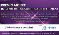 Postulaciones al PREMIO AIE IEEE INGENIERO SOBRESALIENTE 2024