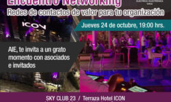 Nuevo Encuentro de Networking AIE jueves 24 de octubre